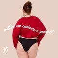 Calcinha Absorvente Pantys e Sempre Livre Básica – Preto PP